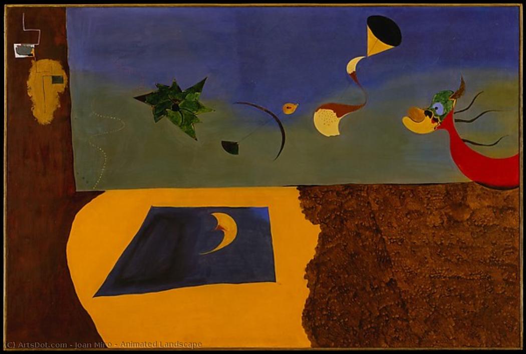 Animierte Landschaft — Joan Miró