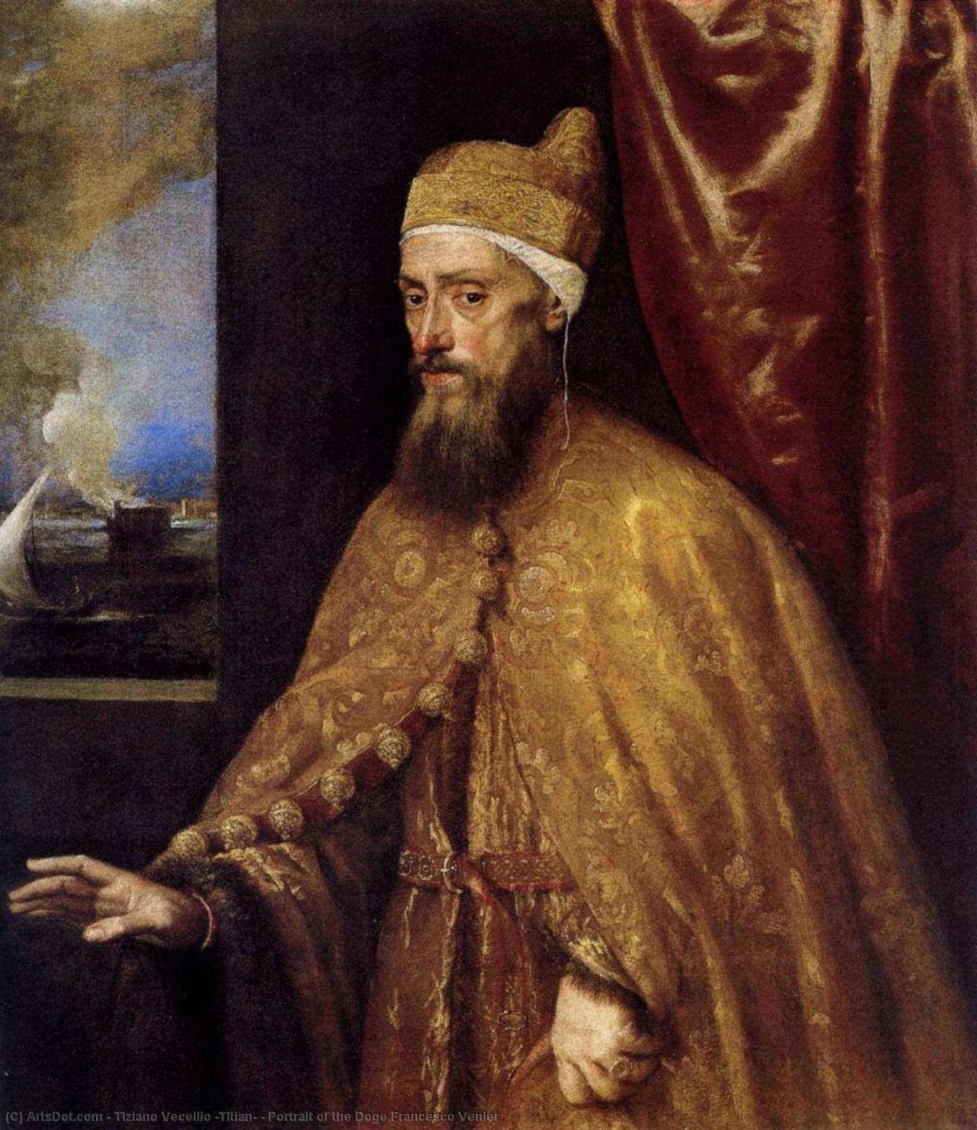 Porträt Des Dogen Francesco Venier — Tizian