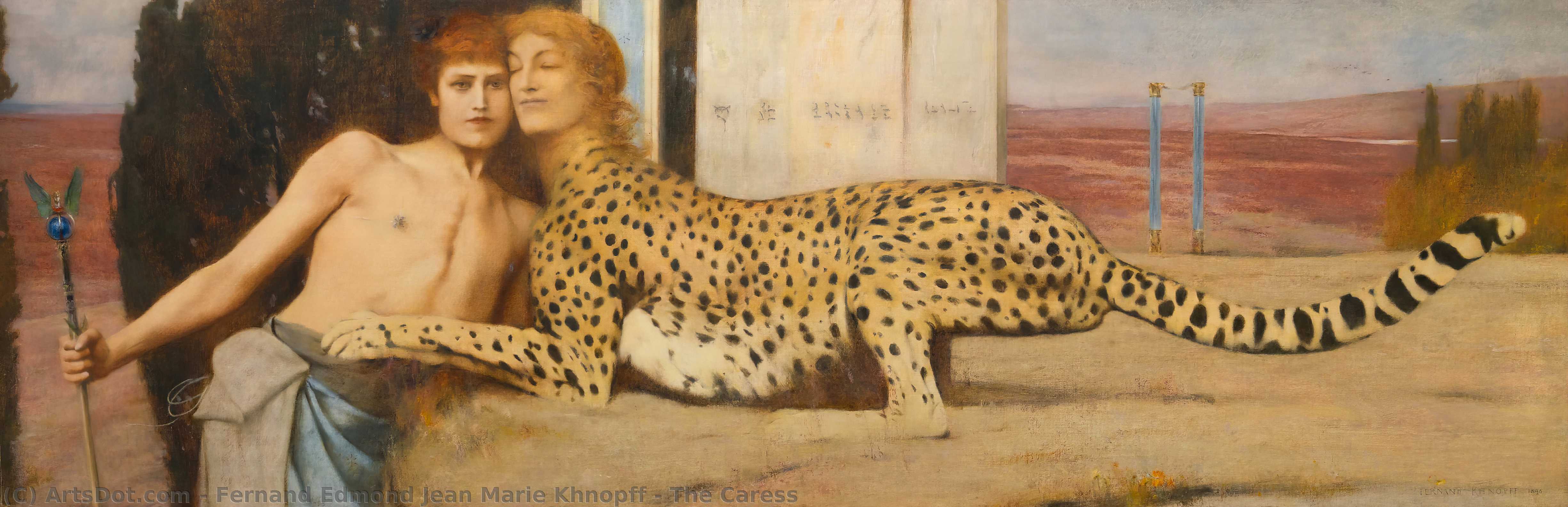 The Caress — Fernand Khnopff