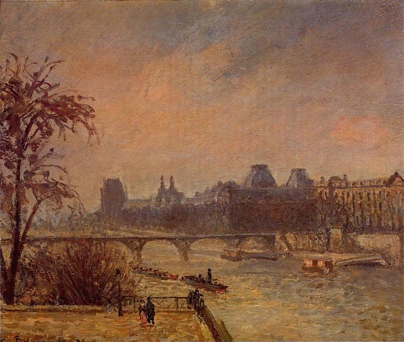 Sen I Louvre, Pariz — Kamij Pisaro