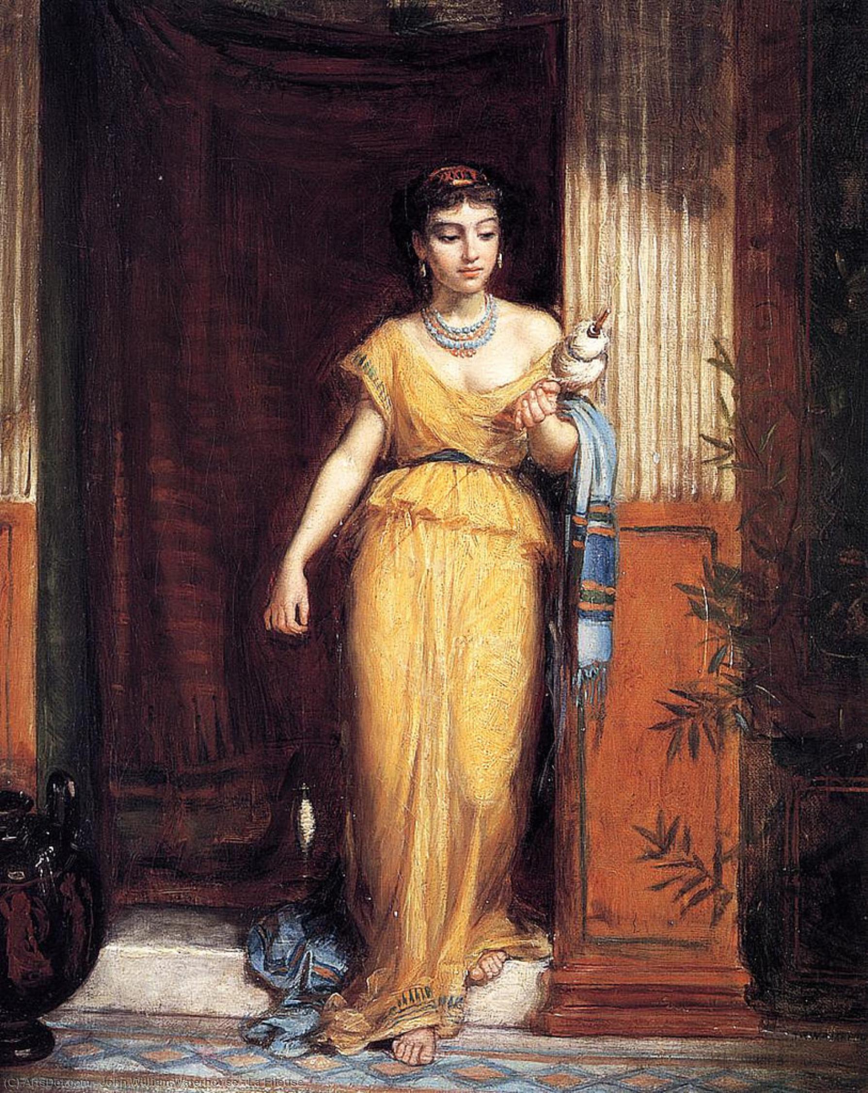 John William Waterhouse - La Fileuse