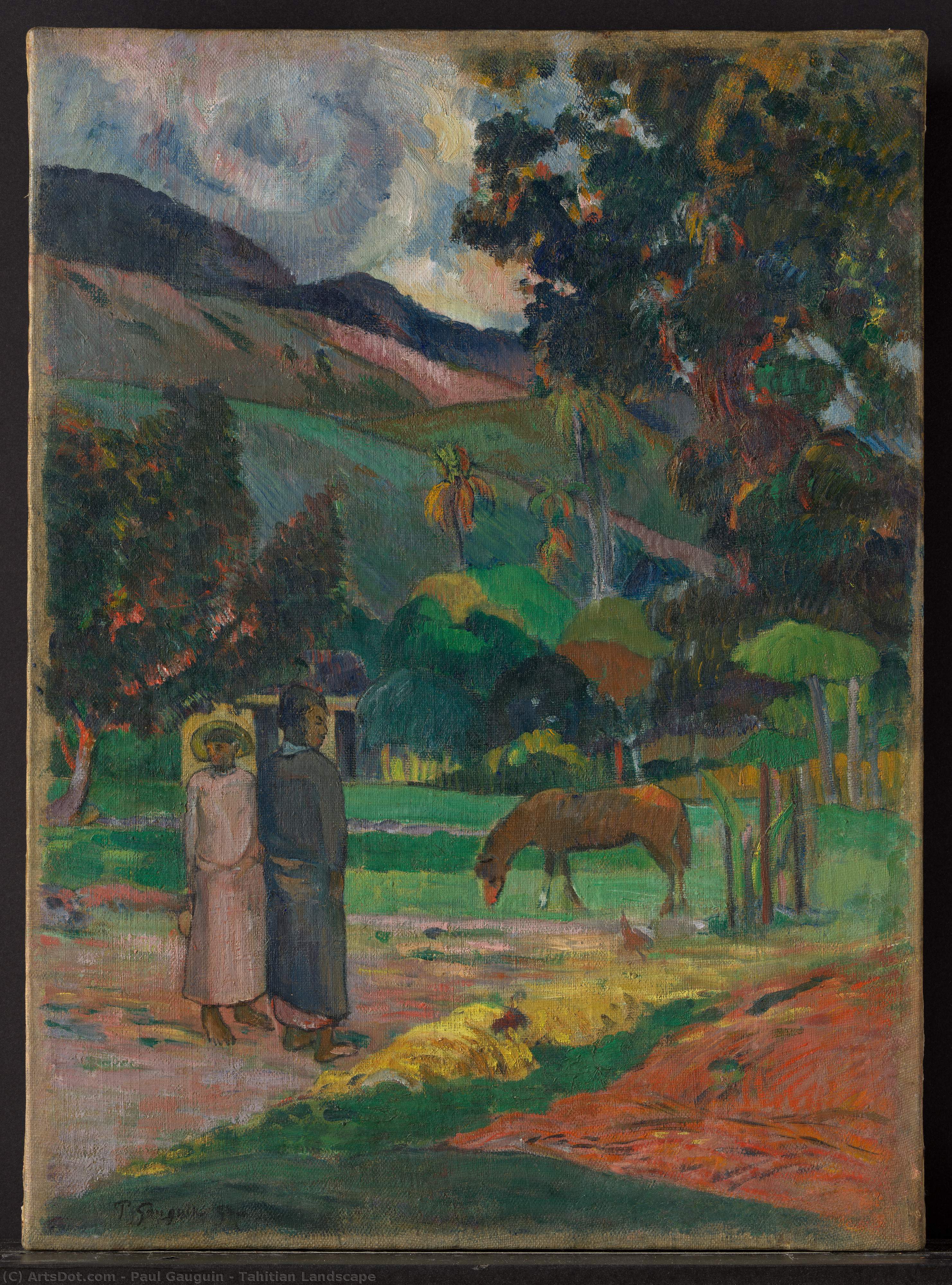 Tahitian Landscape — Eugène Henri Paul Gauguin