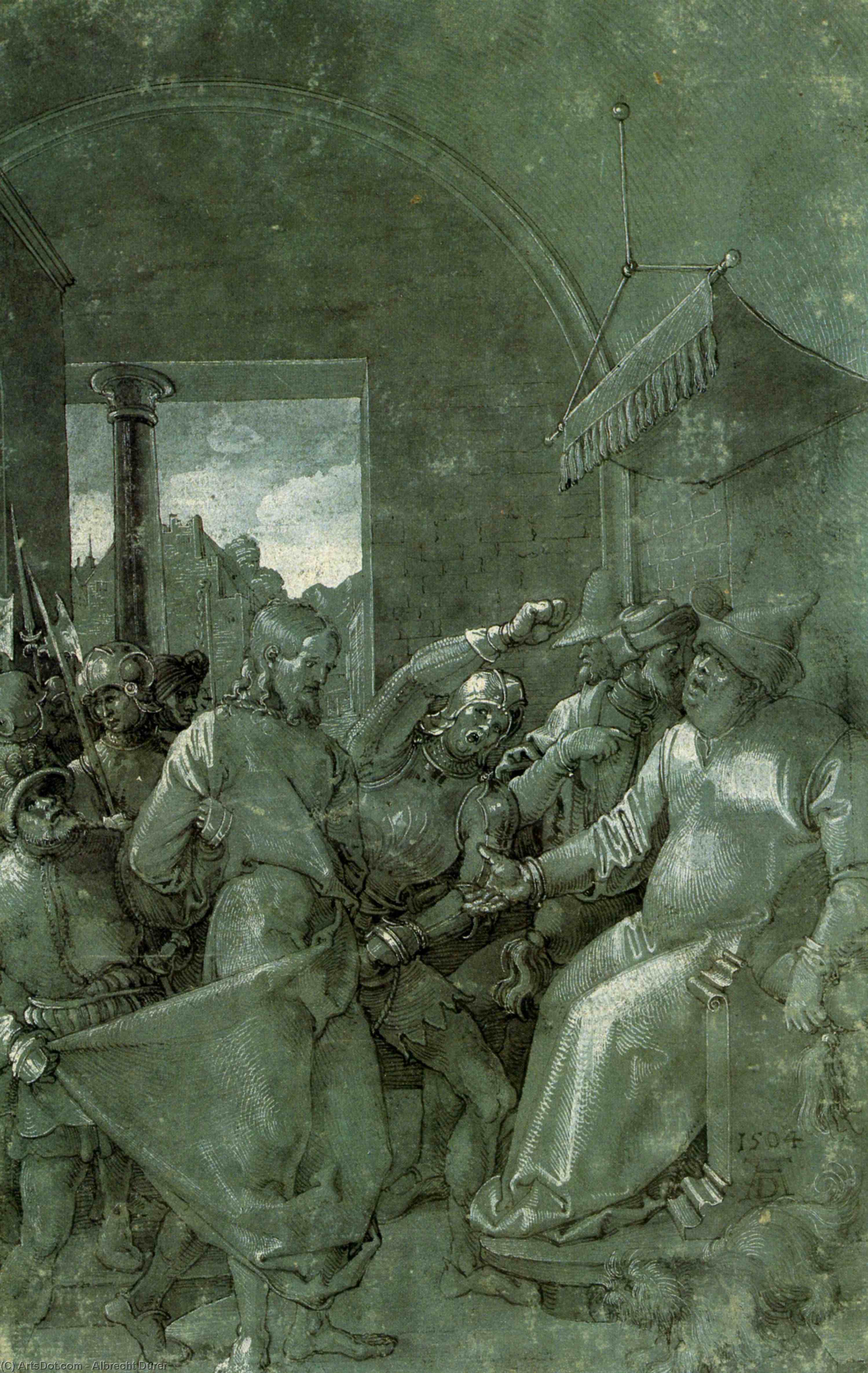 Albrecht Dürer - Christ before Caiaphas