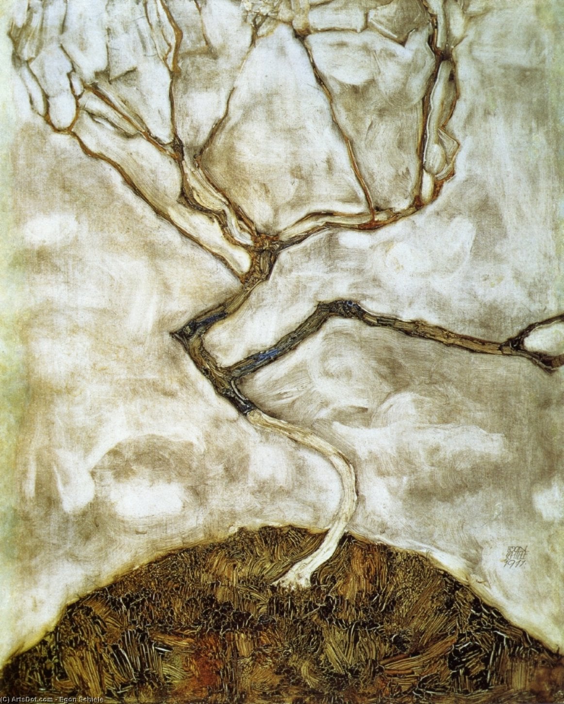 Еґон Шілельє - A Tree in Late Autumn