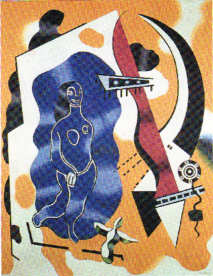 Fernand Léger - Dancer Blue