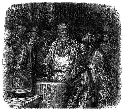 Mesar, Newport Market Alley — Gustave Doré