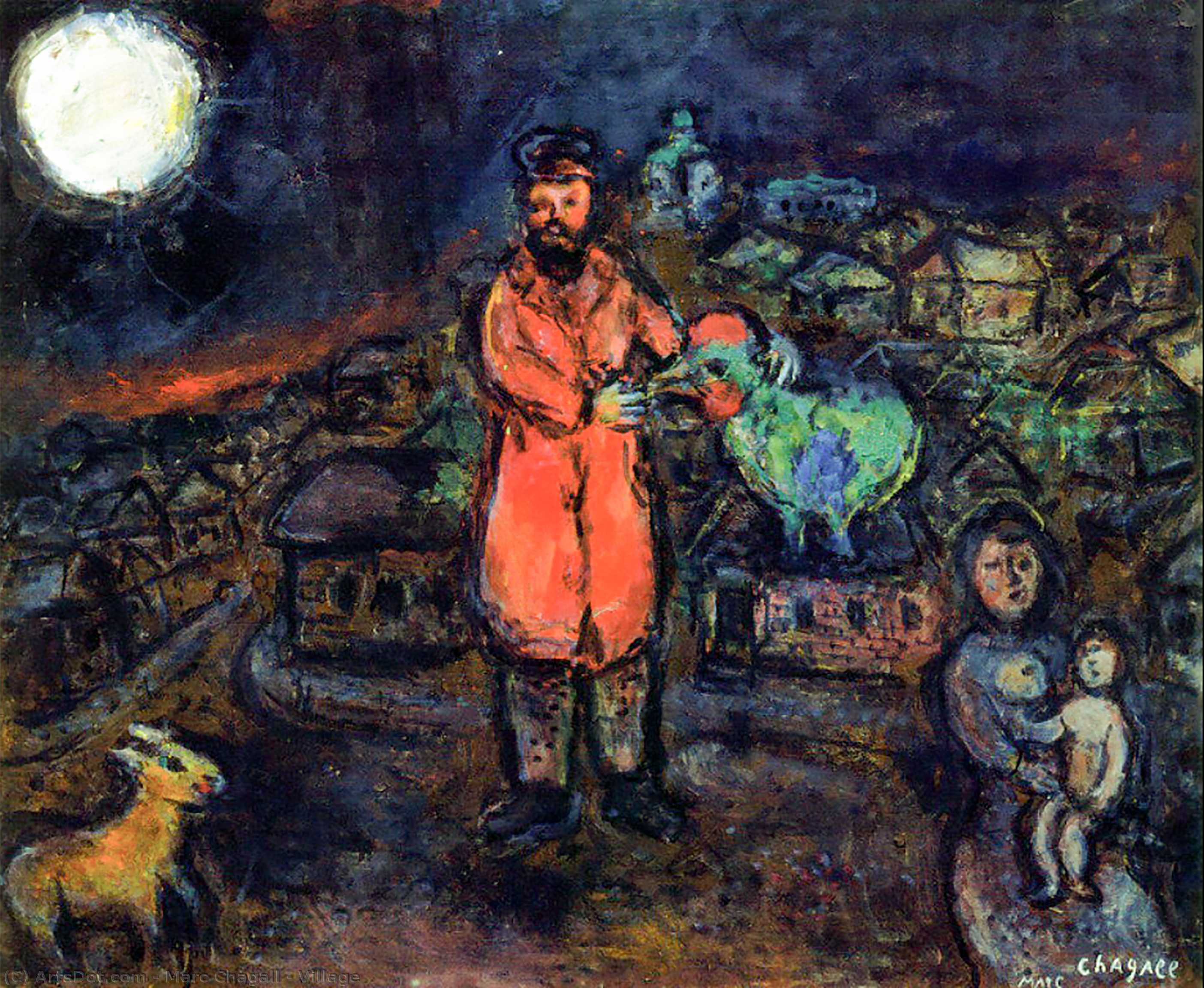 Marc Chagall - Villaggio