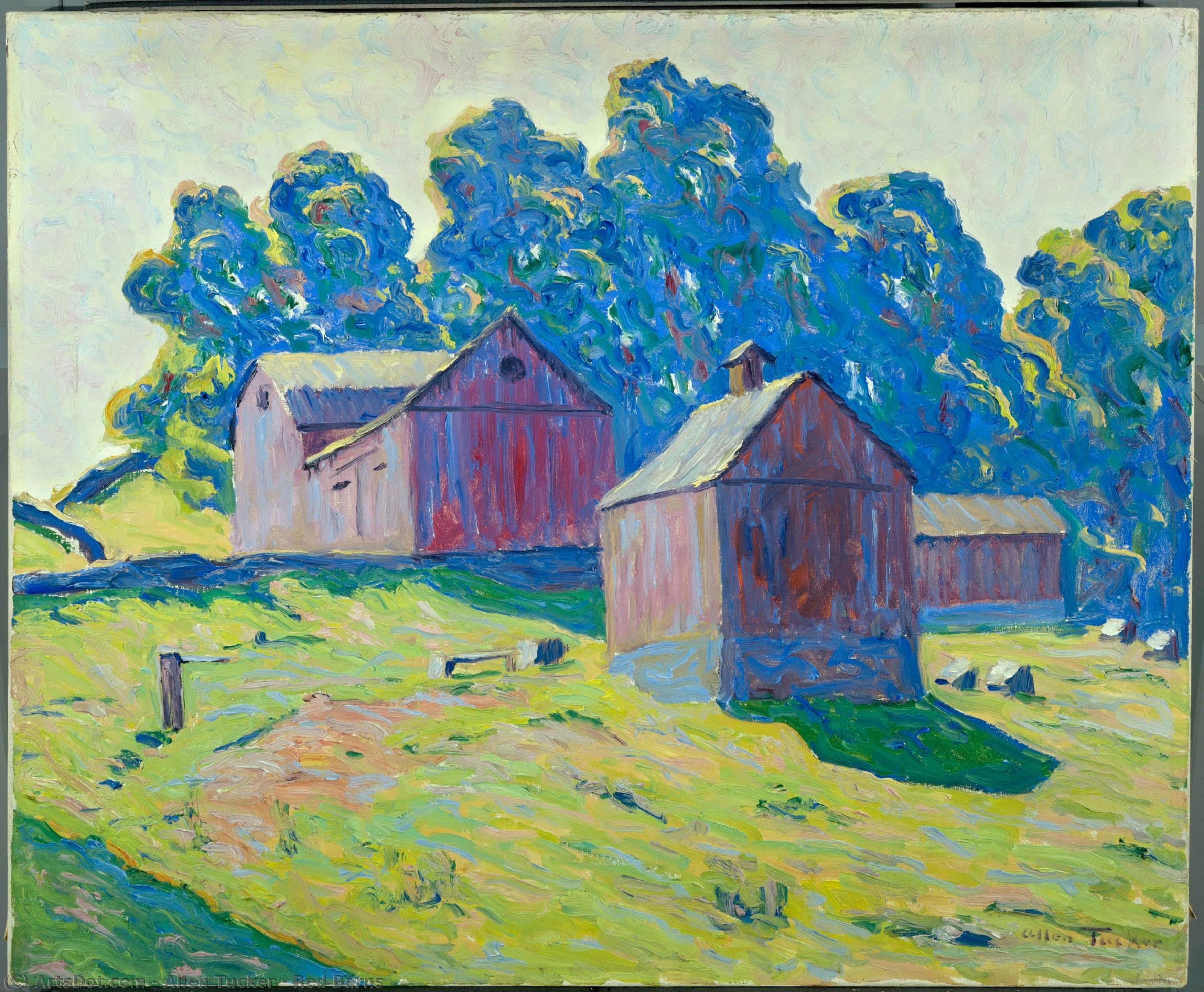 allen tucker - Red Barns