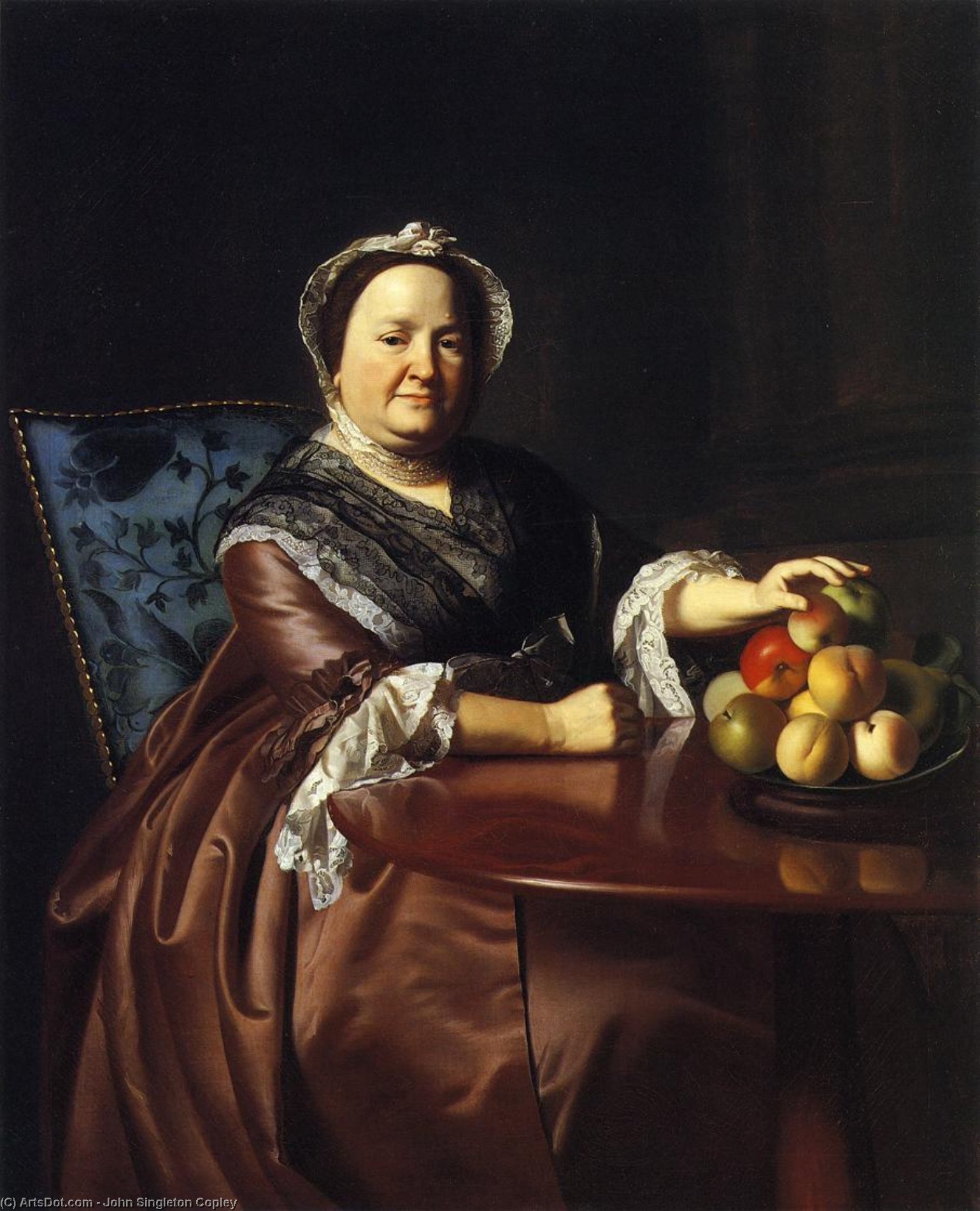 Signora Ezekiel Gondthwait (elizabeth Lewis) — John Singleton Copley