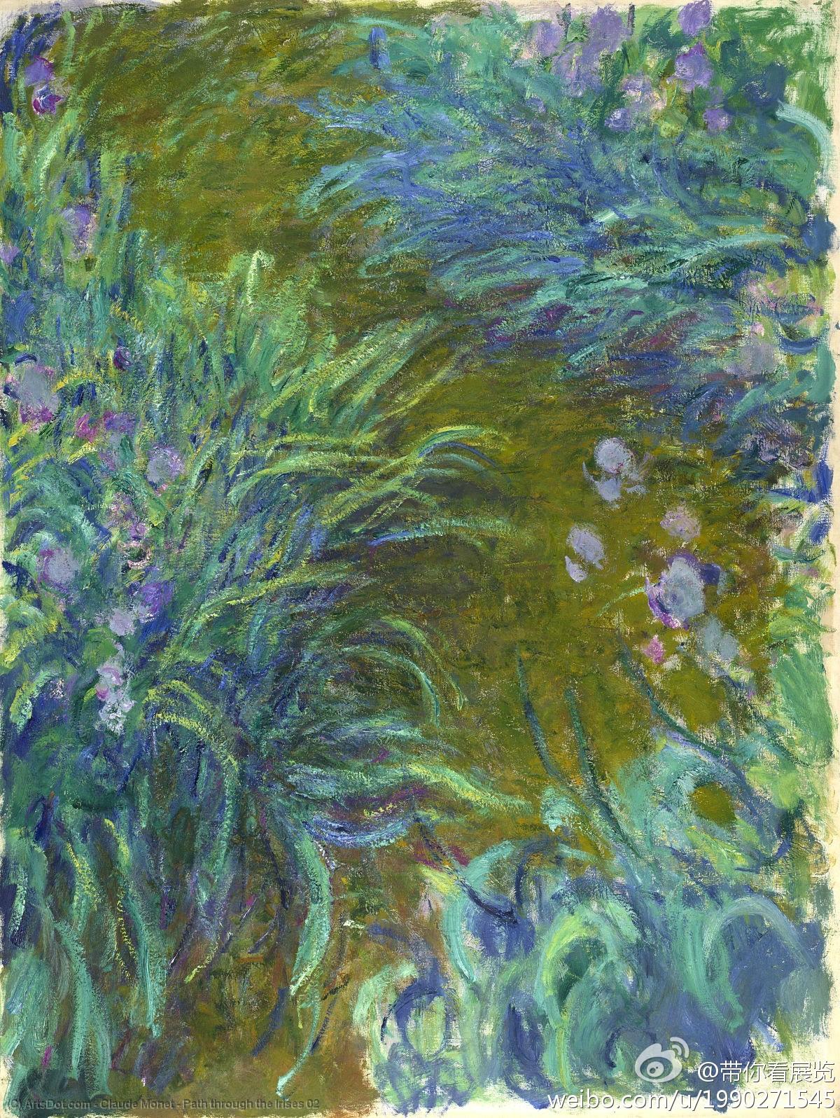 Path Through The Irises 02 — Claude Monet