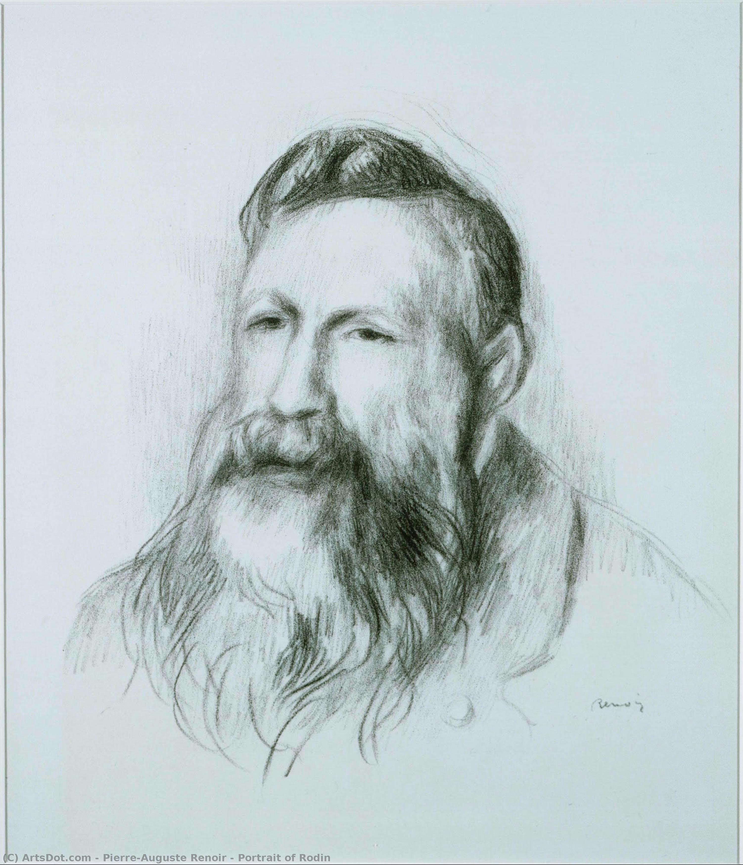 Porträt Von Rodin — Pierre-auguste Renoir