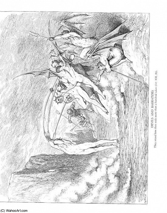 Paul Gustave Doré - Devils and Barrators