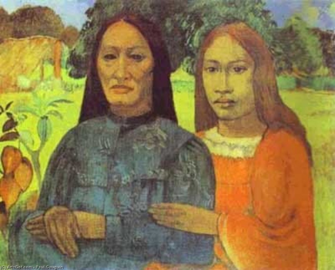 Mater In Hči — Eugène Henri Paul Gauguin