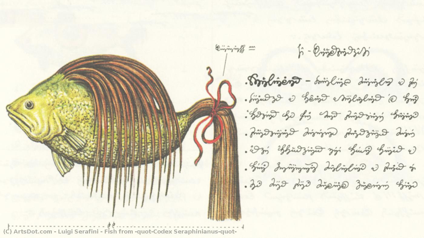 Fish From "codex Seraphinianus" — Luigi Serafini