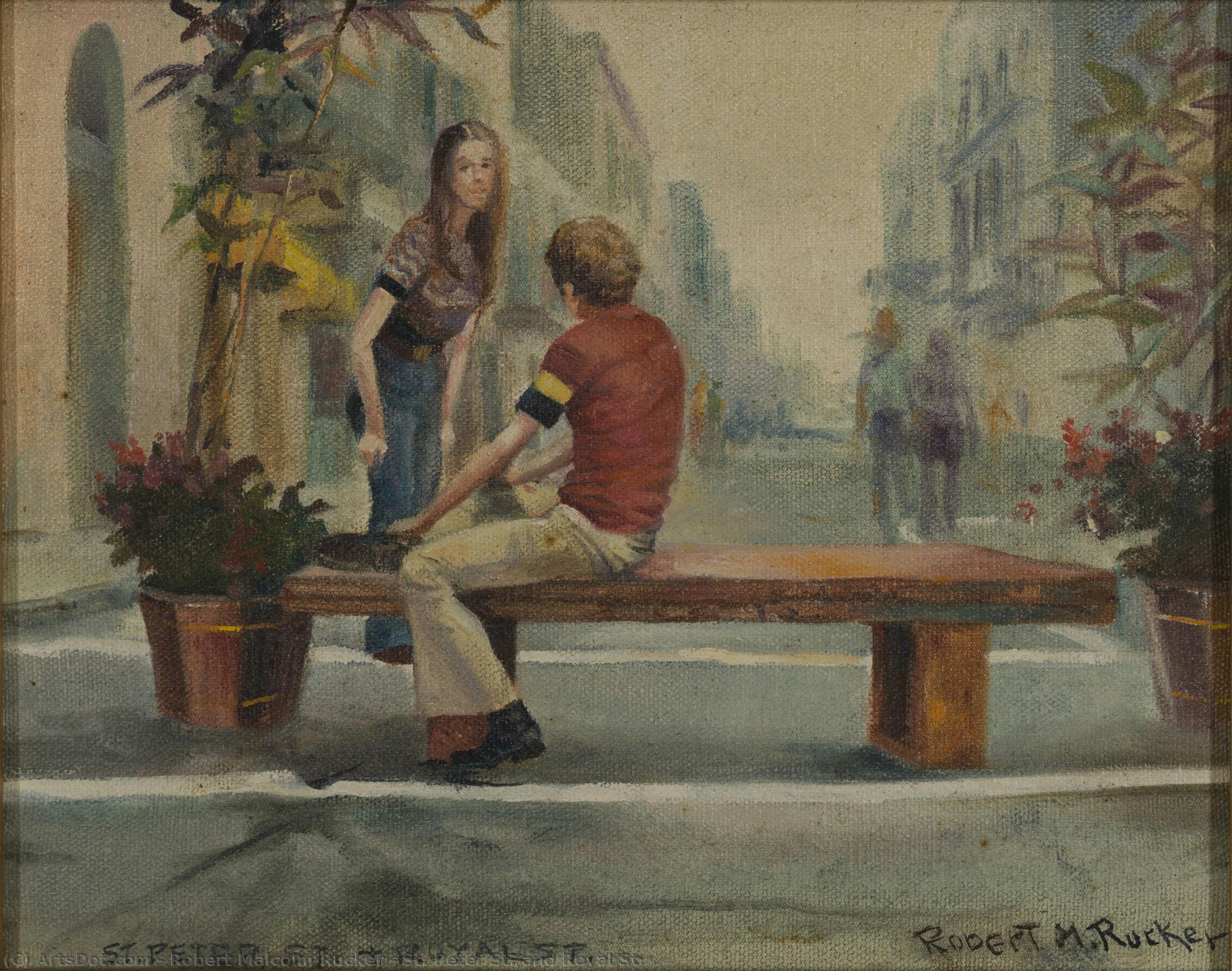 St. Peter St. And Royal St. — Robert Malcolm Rucker