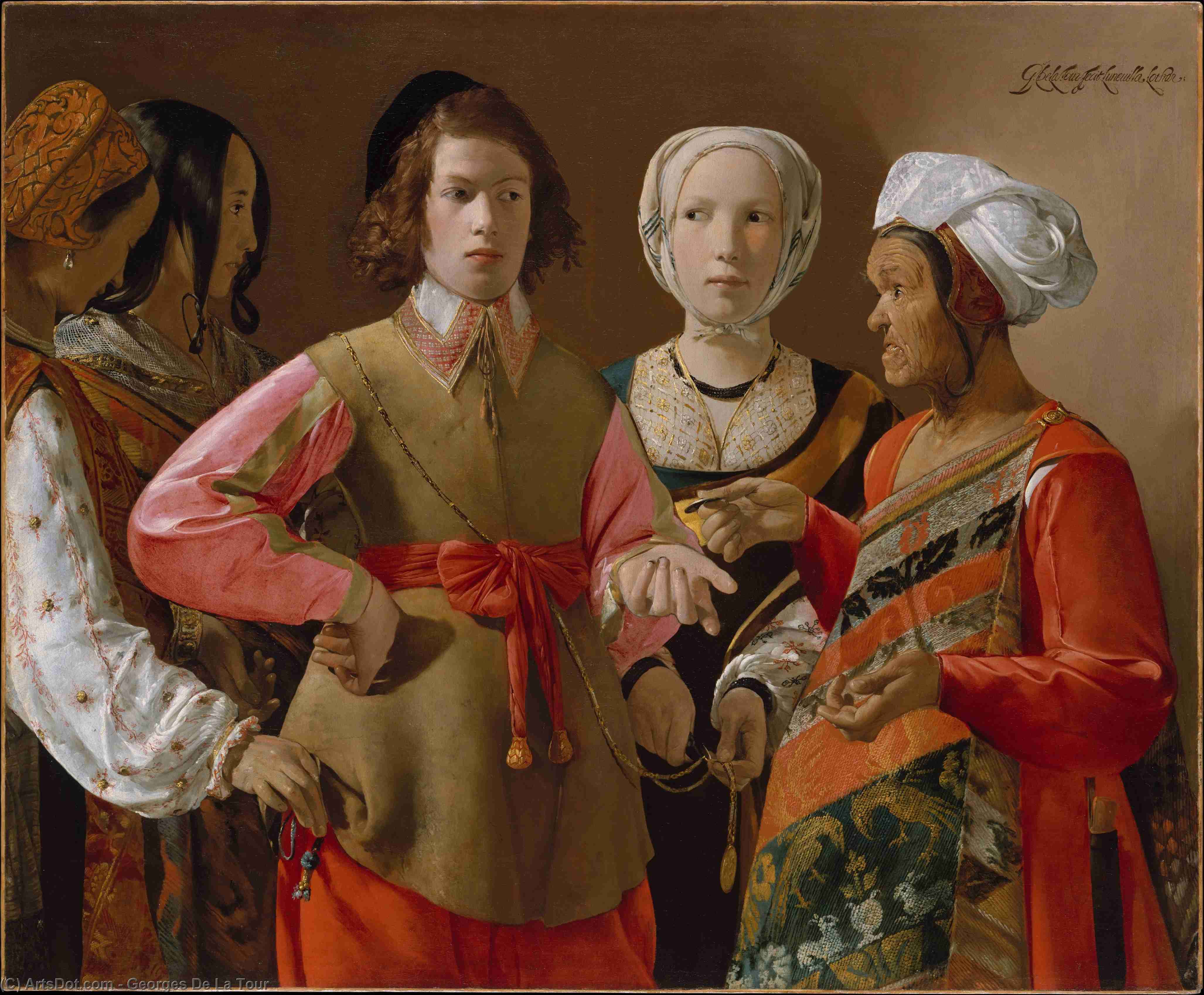 Georges de La Tour - Květinářka