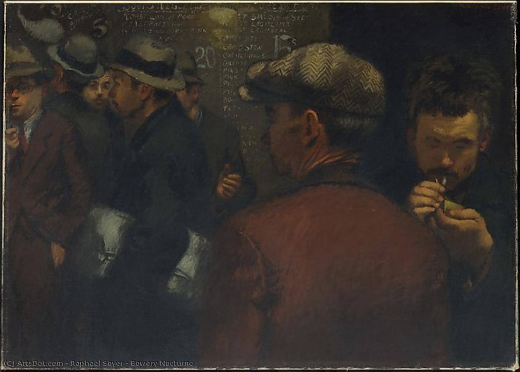 Bowery Nocturne — Raphael Soyer