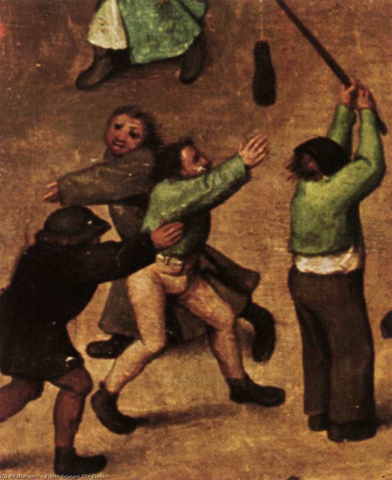 Juegos Infantiles (detalle) — Pieter Bruegel El Viejo