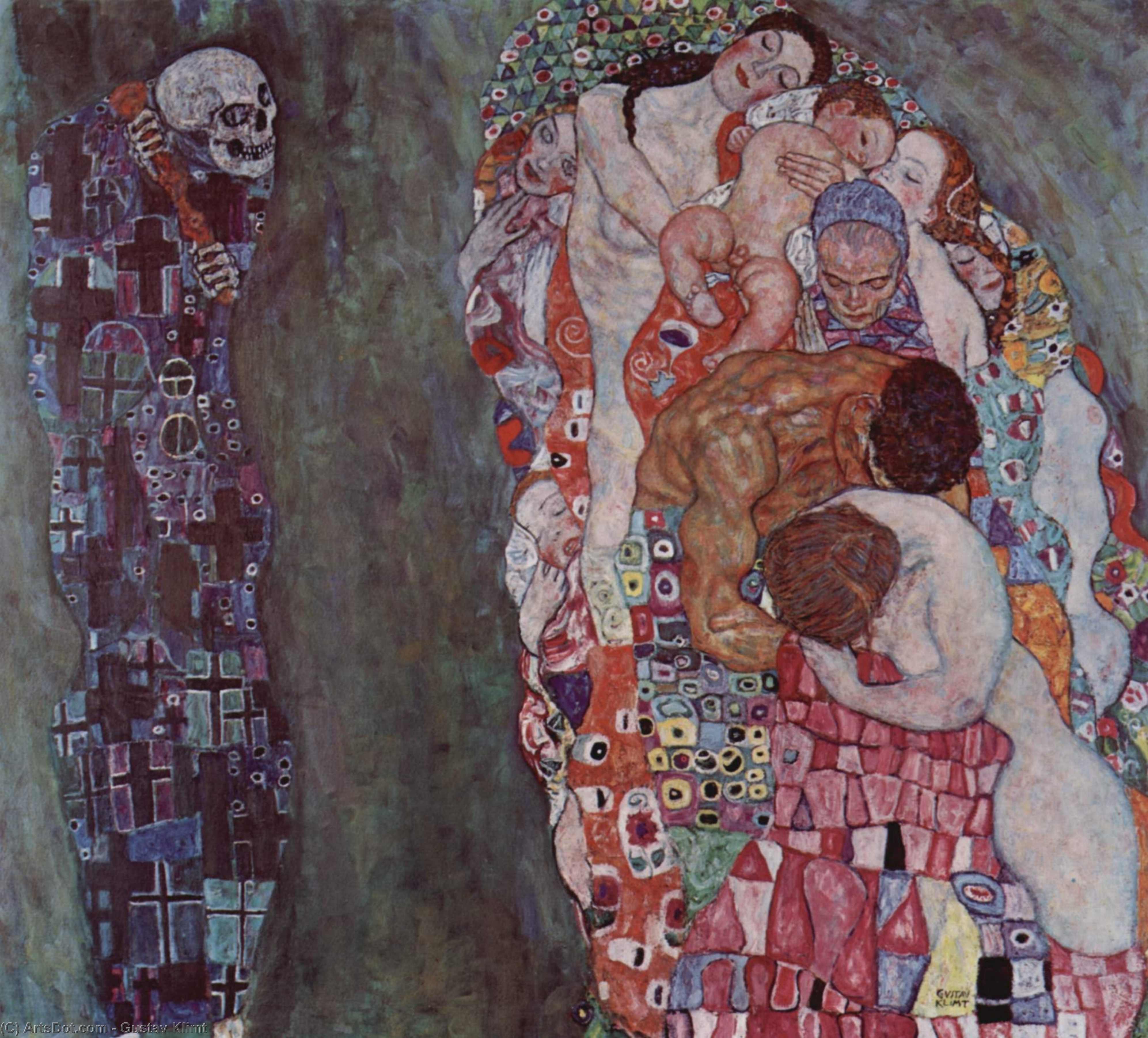 Morte E Vida — Gustav Klimt