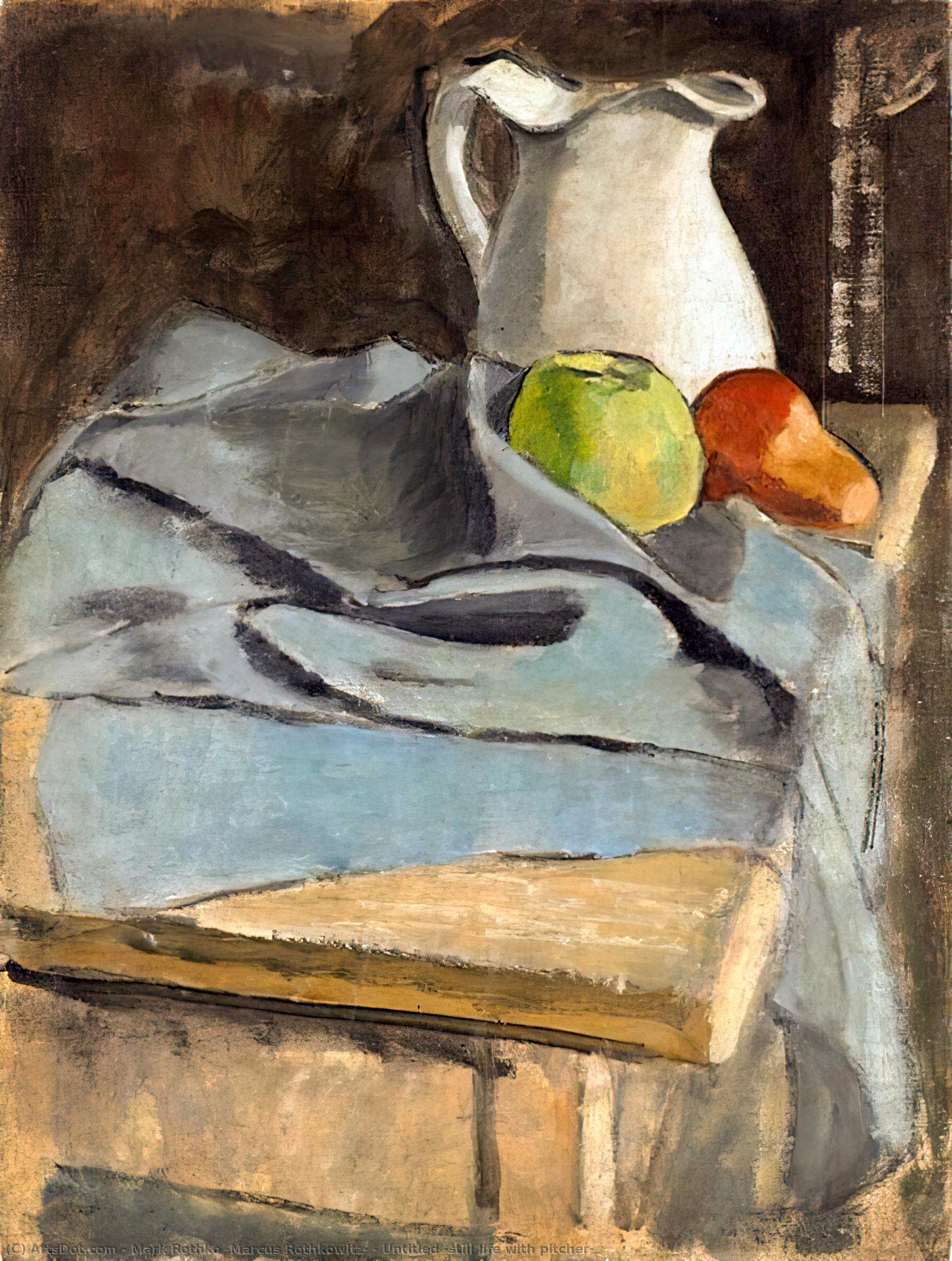 Mark Rothko - Untitled (still life with pitcher)
