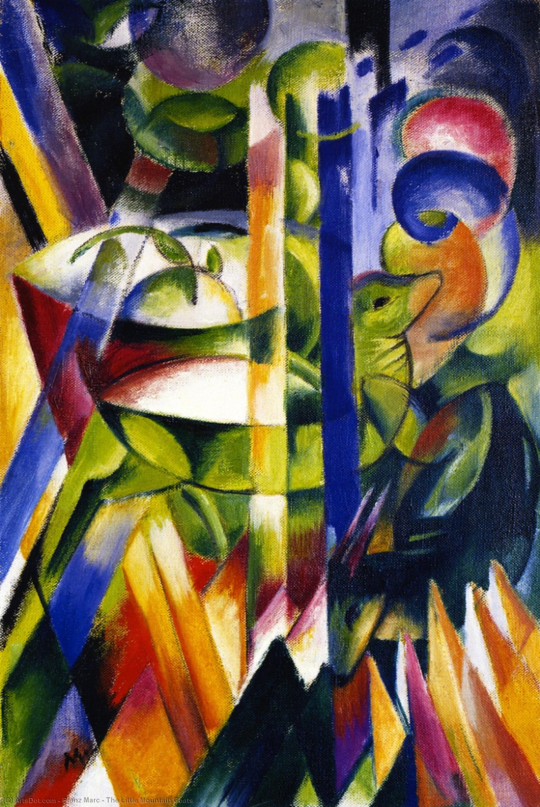 Franz Marc - The Little Mountain Goats