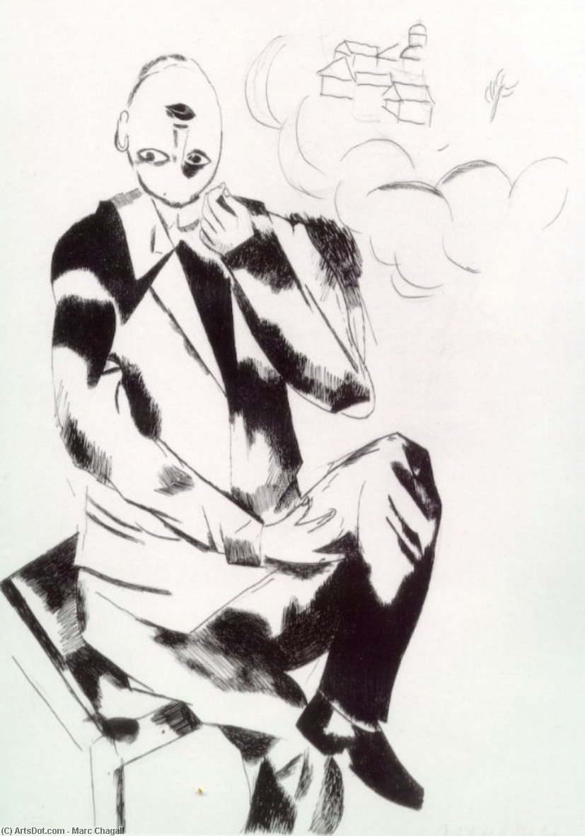 Marc Chagall - Der Dichter