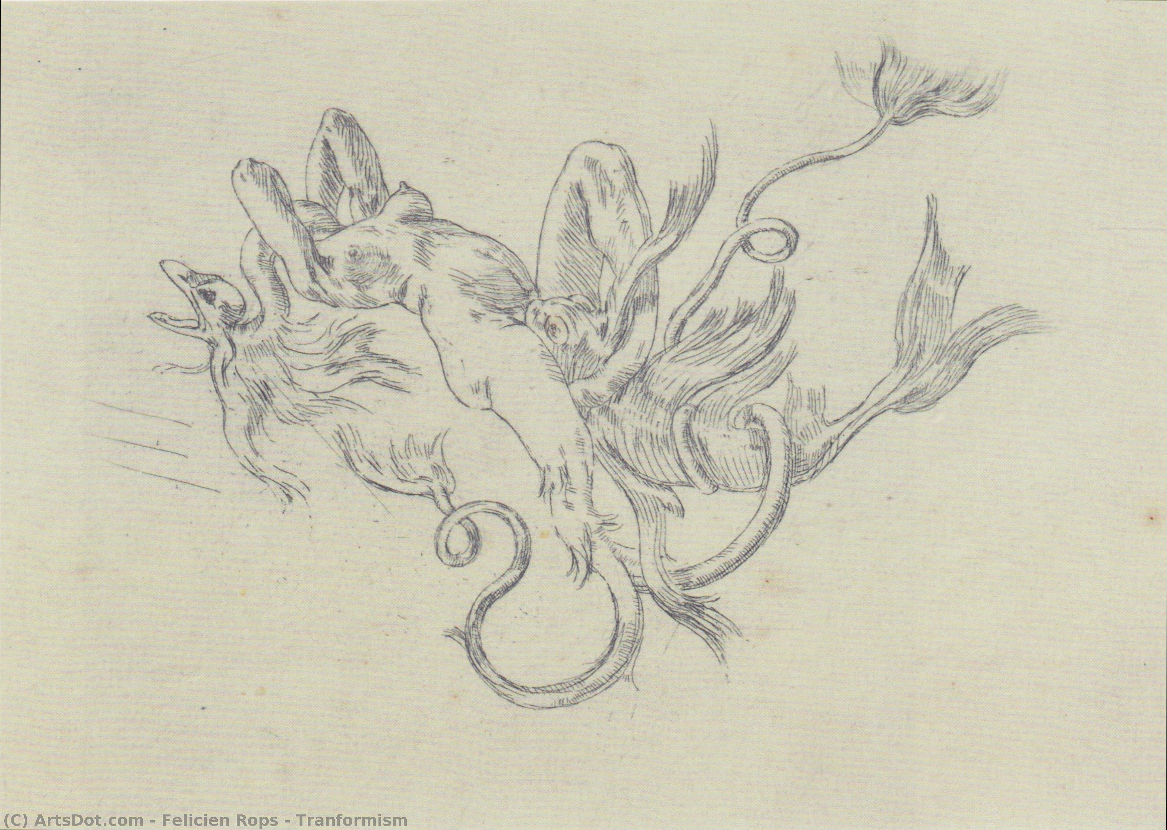 Felician Rops - Tranformism