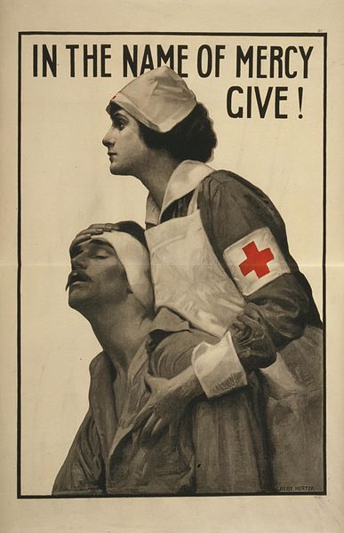 Albert Herter - World War I Red Cross Poster