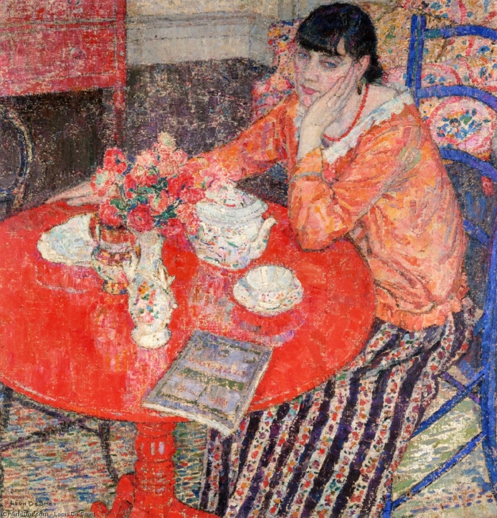 leon de smet - The Red Table