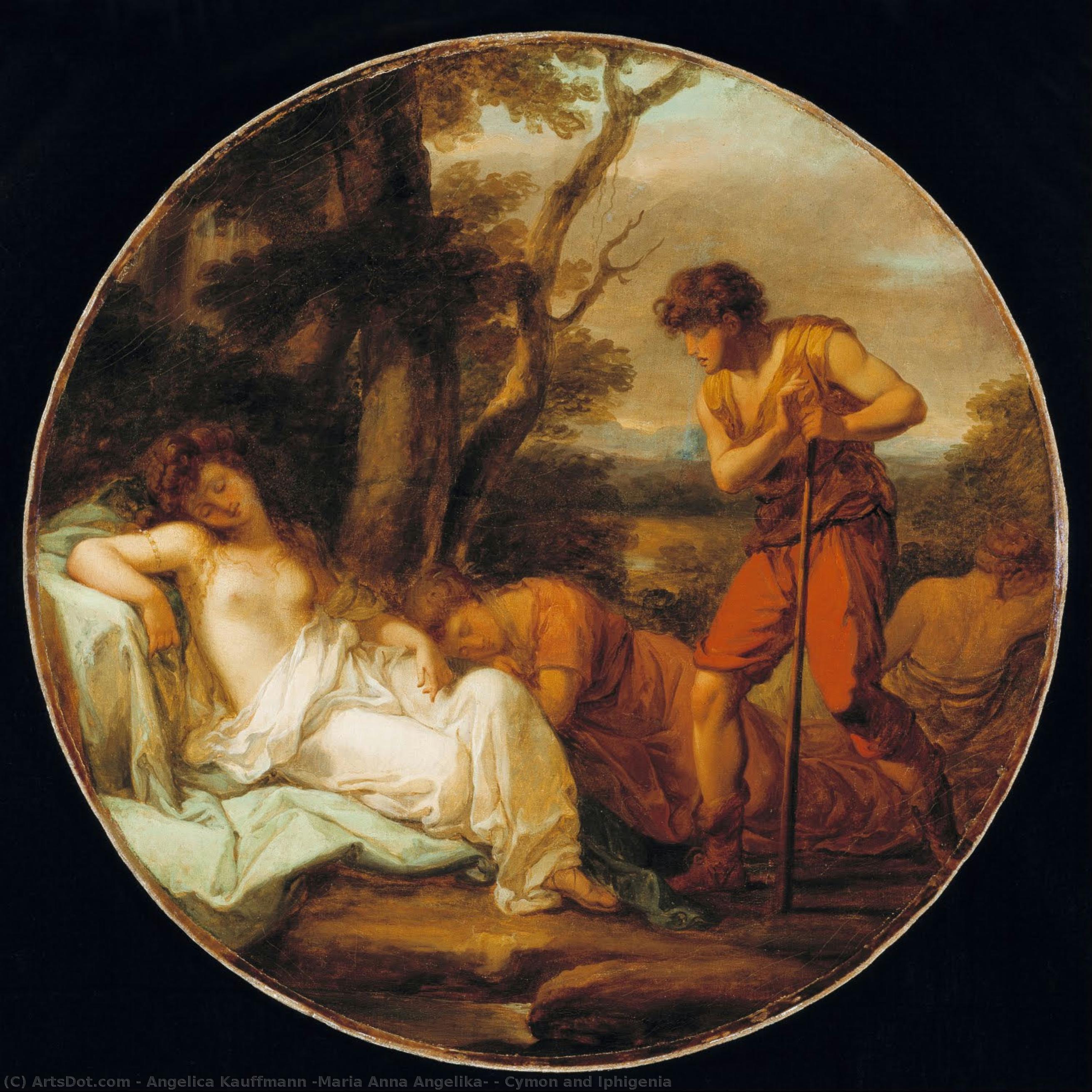 Cymon And Iphigenia — Angelica Kauffmann (maria Anna Angelika)