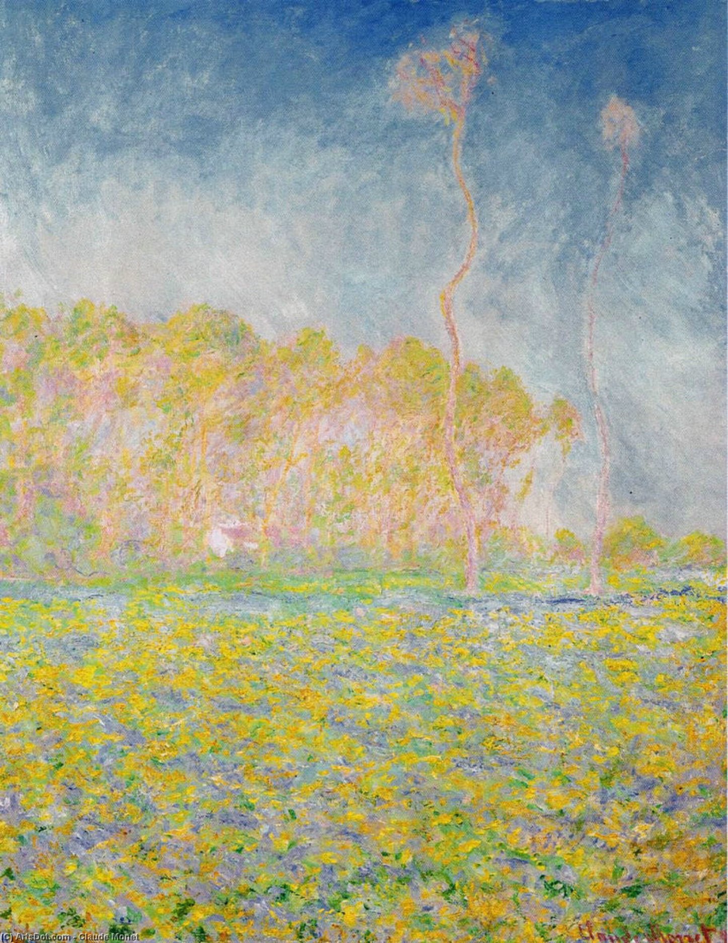 Claude Monet - Keväinen maisema