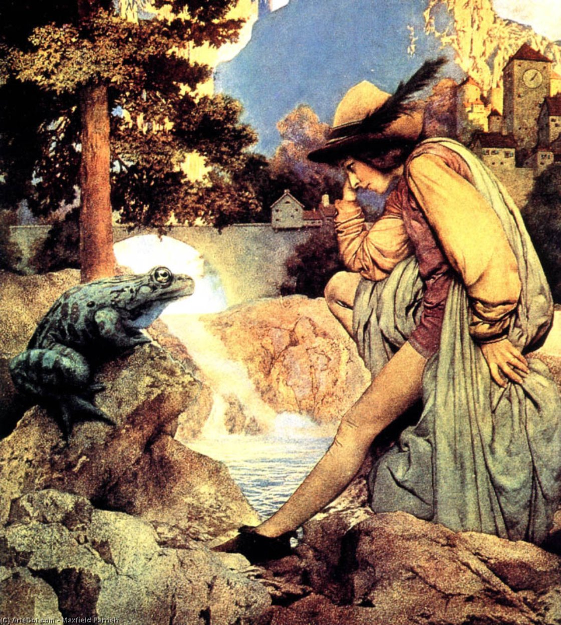 The Frog Prince — Maxfield Parrish