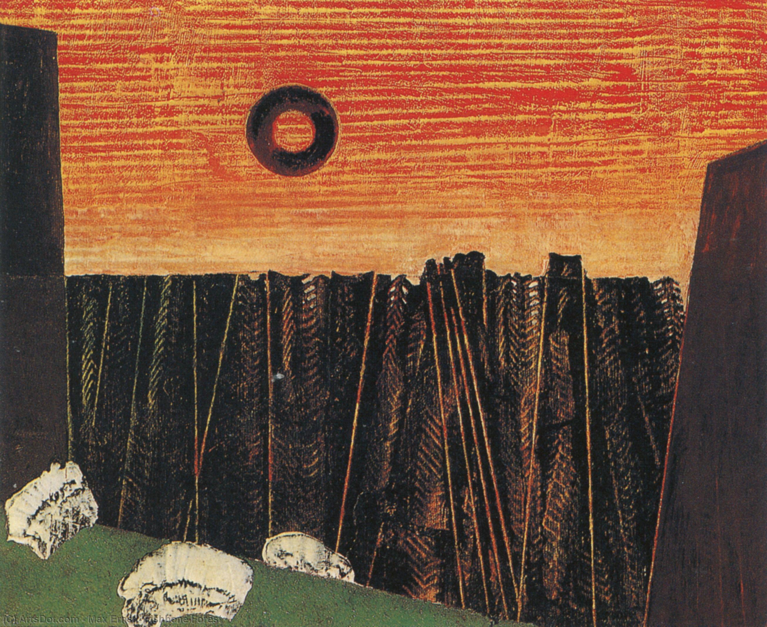 Max Ernst - Fishbone Forest