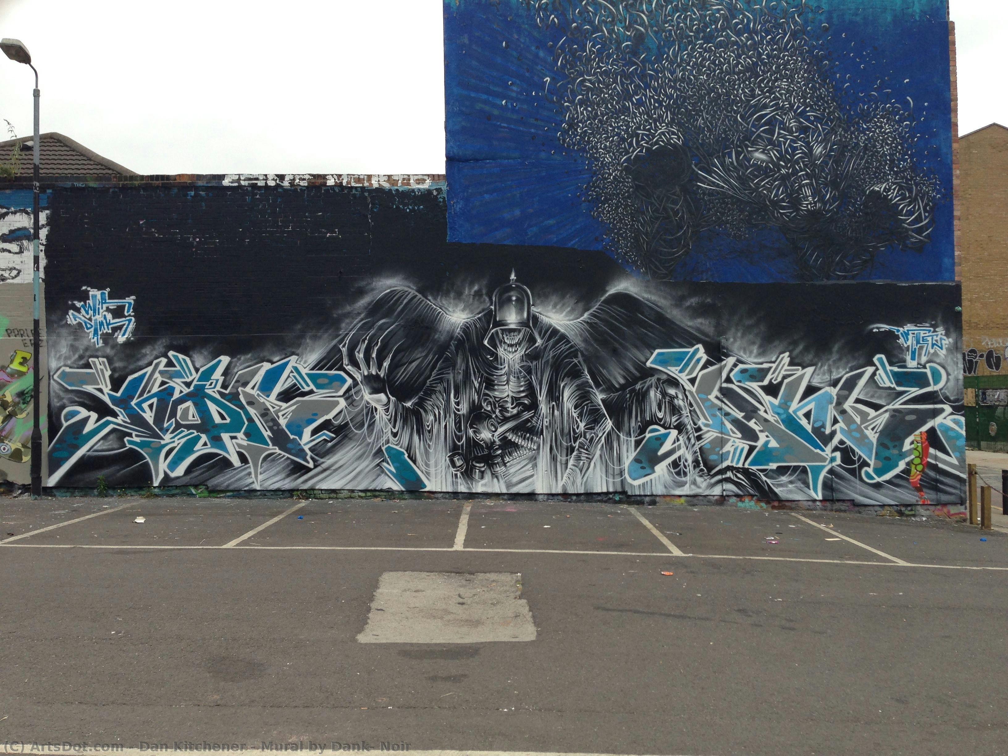 Mural by Dank, Noir