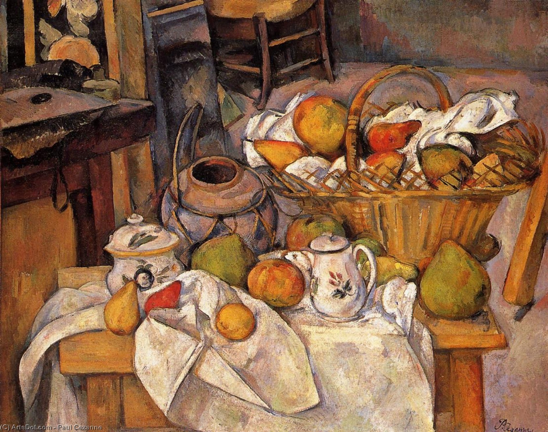 The Kitchen Table — Paul Cézanne