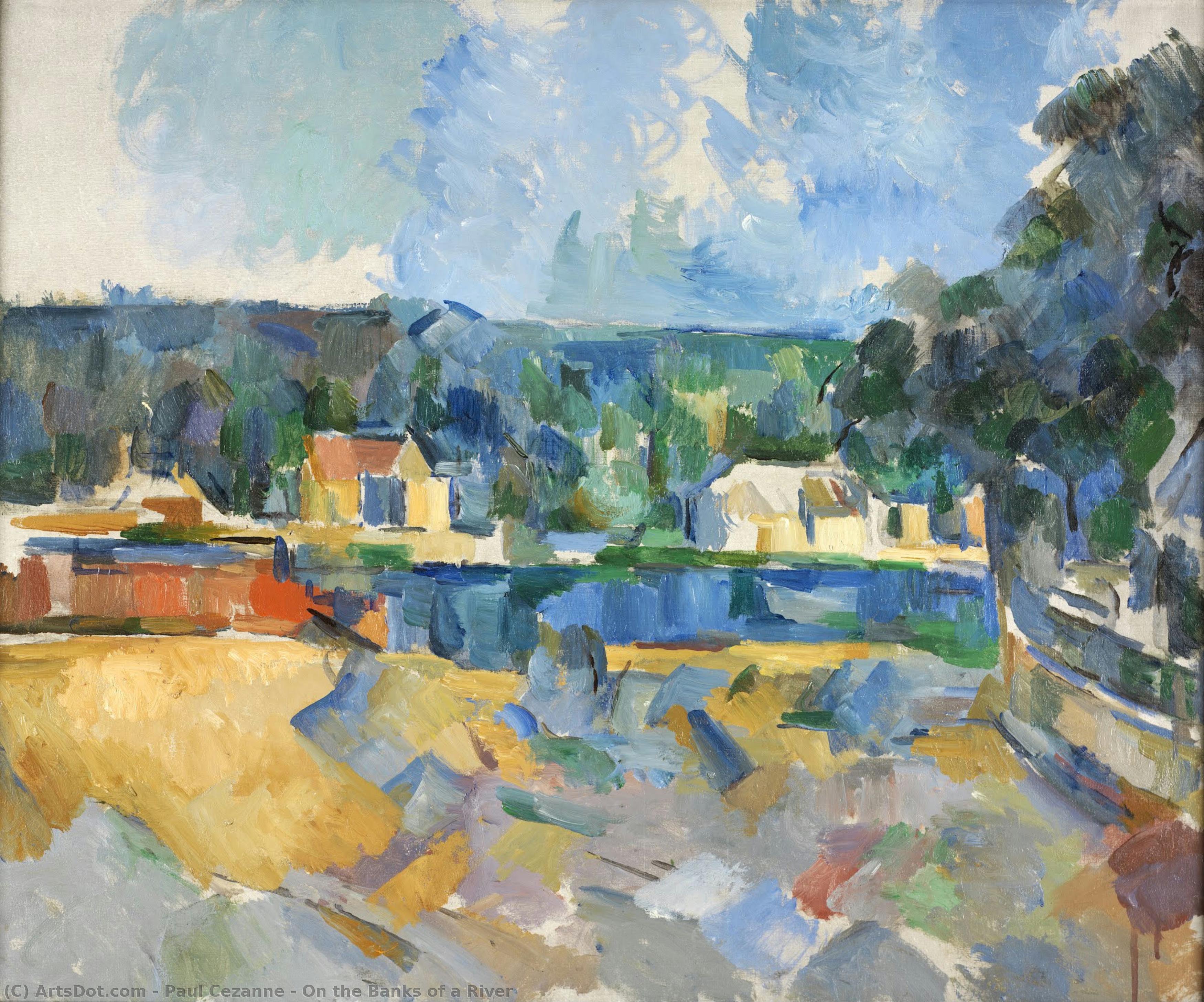 Am Flussufer — Paul Cézanne