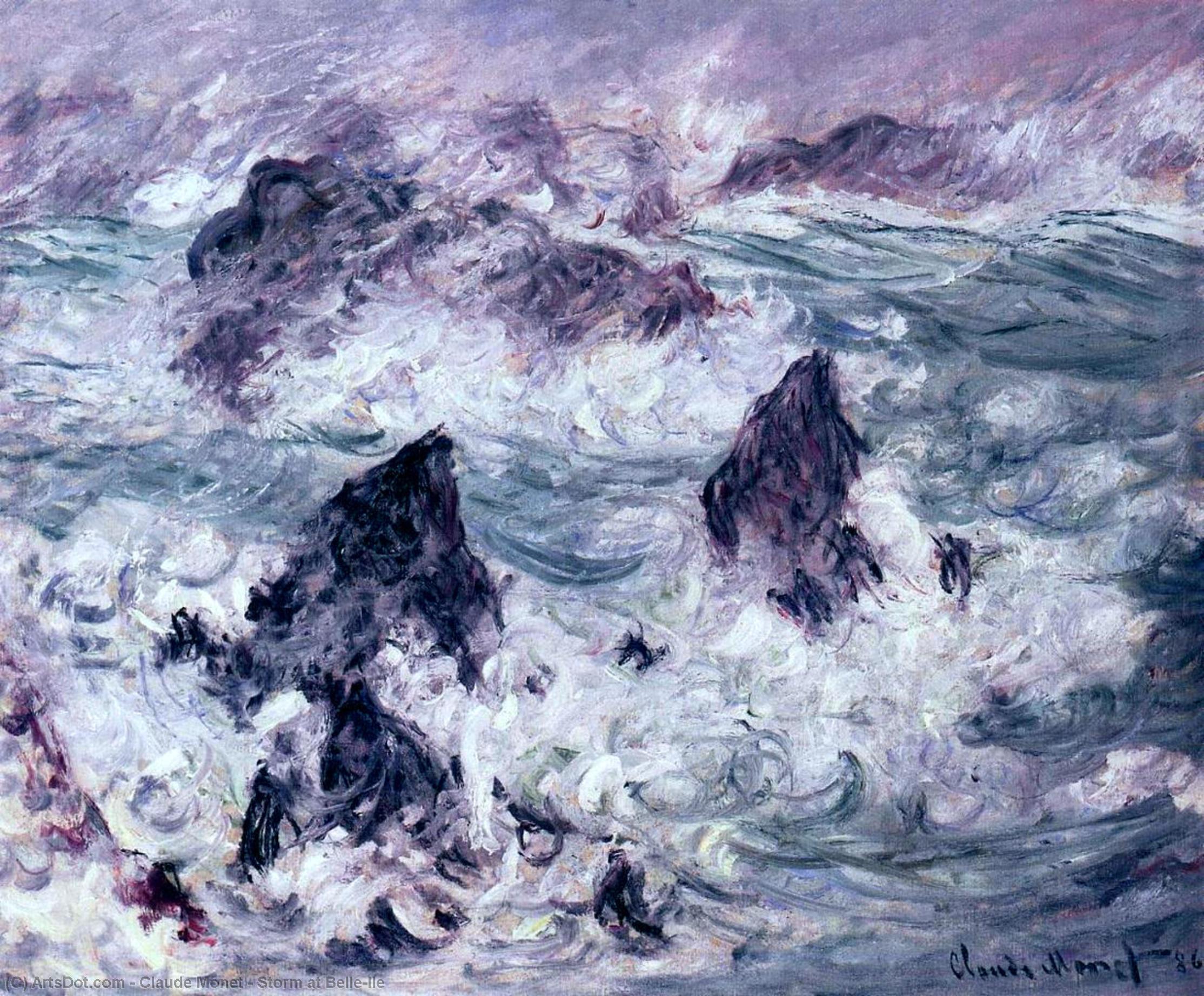 Belle İle Şimşek — Claude Monet
