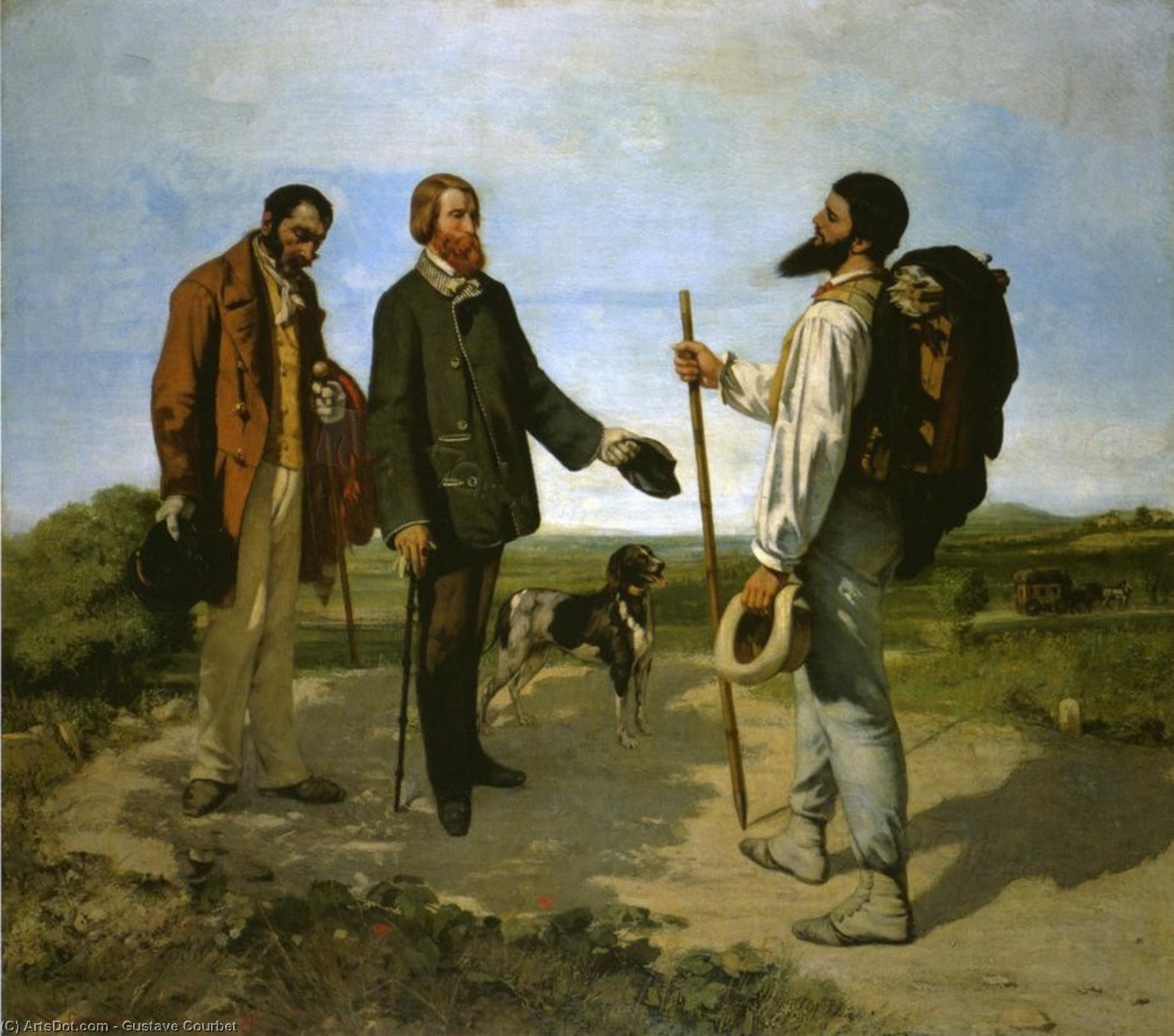 Bonjour Monsieur Courbet - Hyvää Päivää Herra Courbet — Gustave Courbet