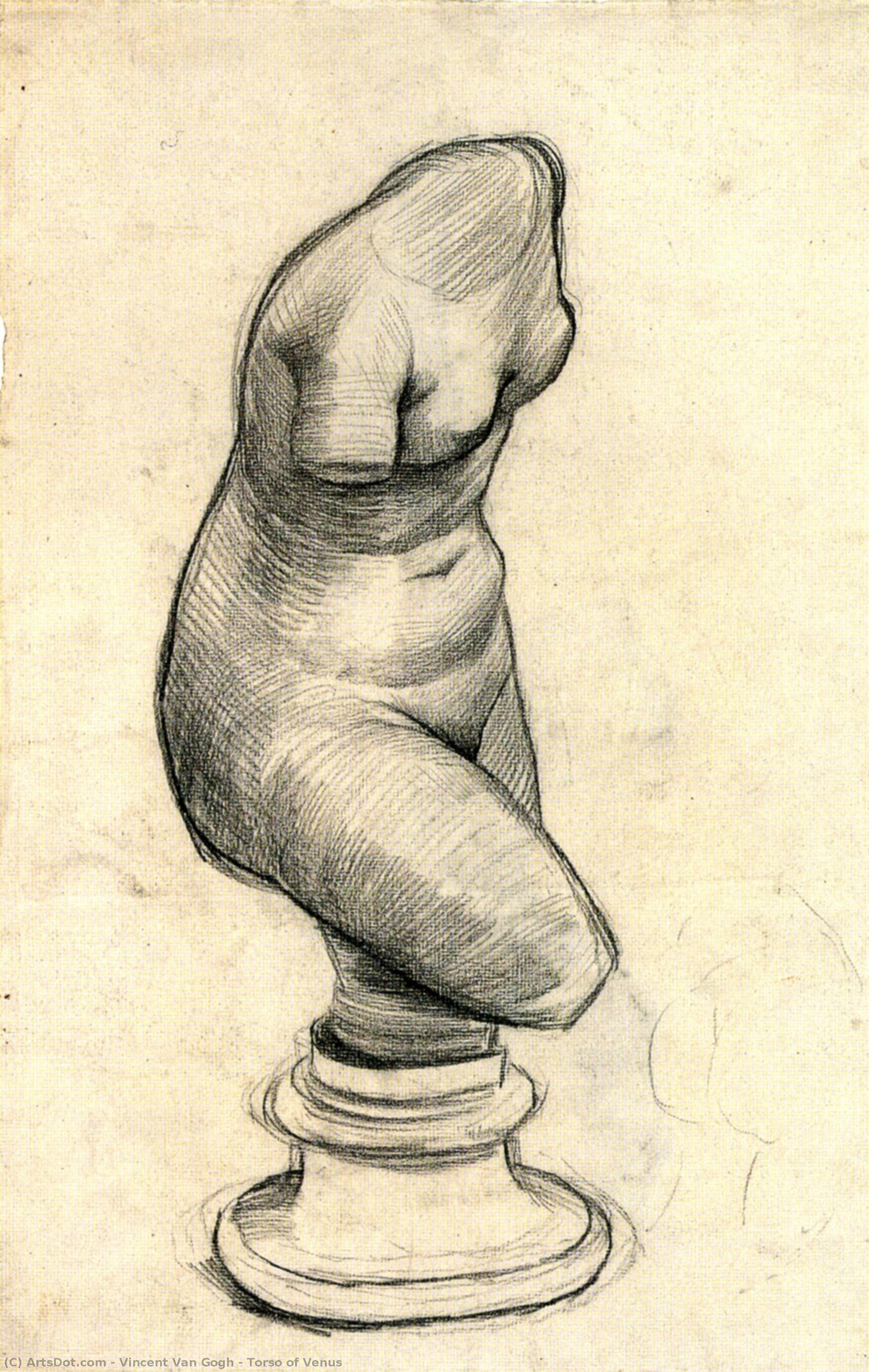 vincent willem van gogh - Venus' torso