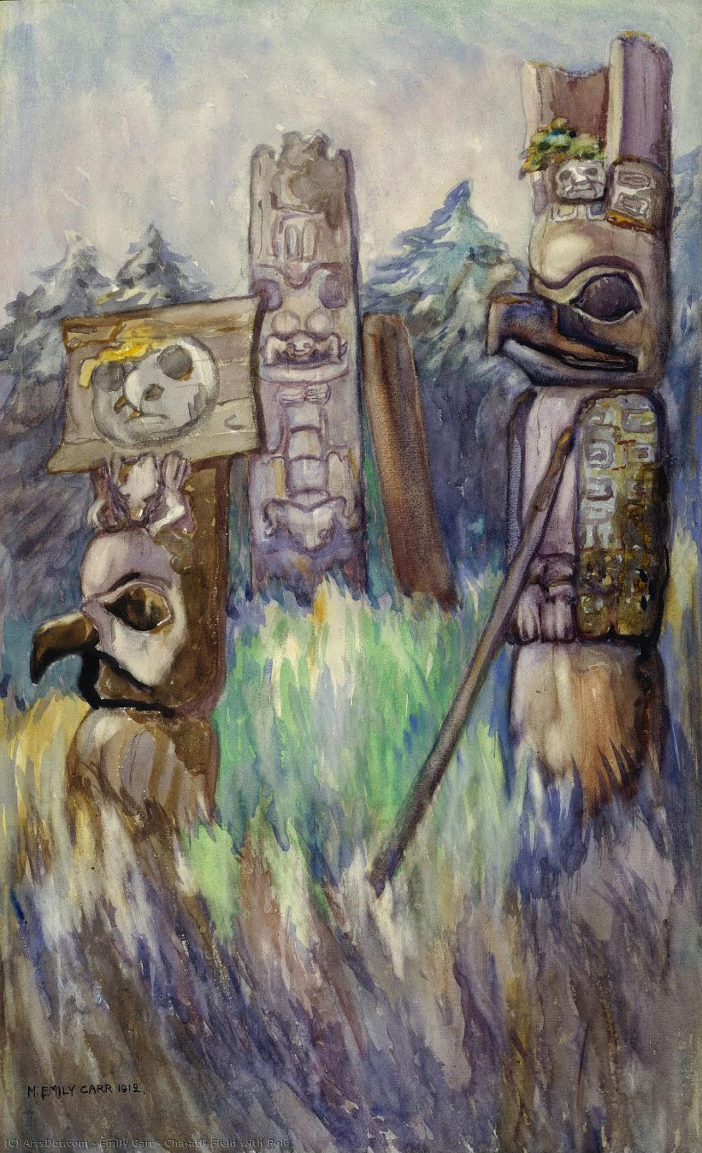 Cha-atl, Campo Com Poste — Emily Carr