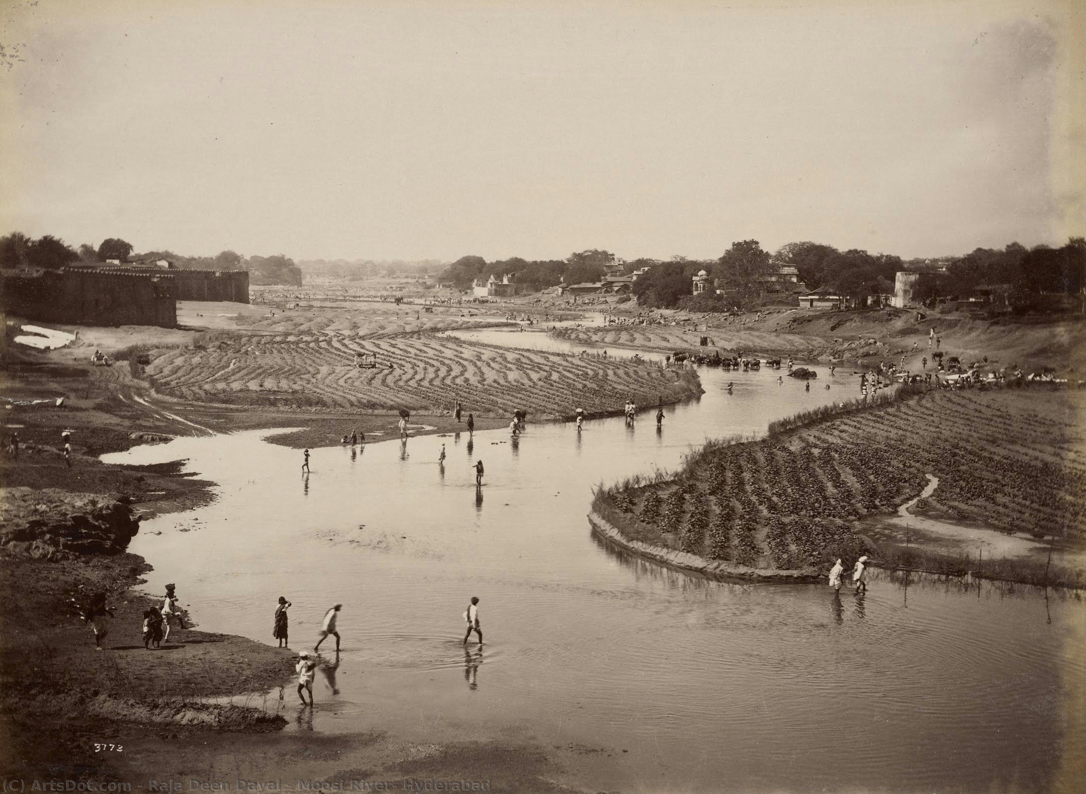 Moosi River, Hyderabad — Raja Deen Dayal