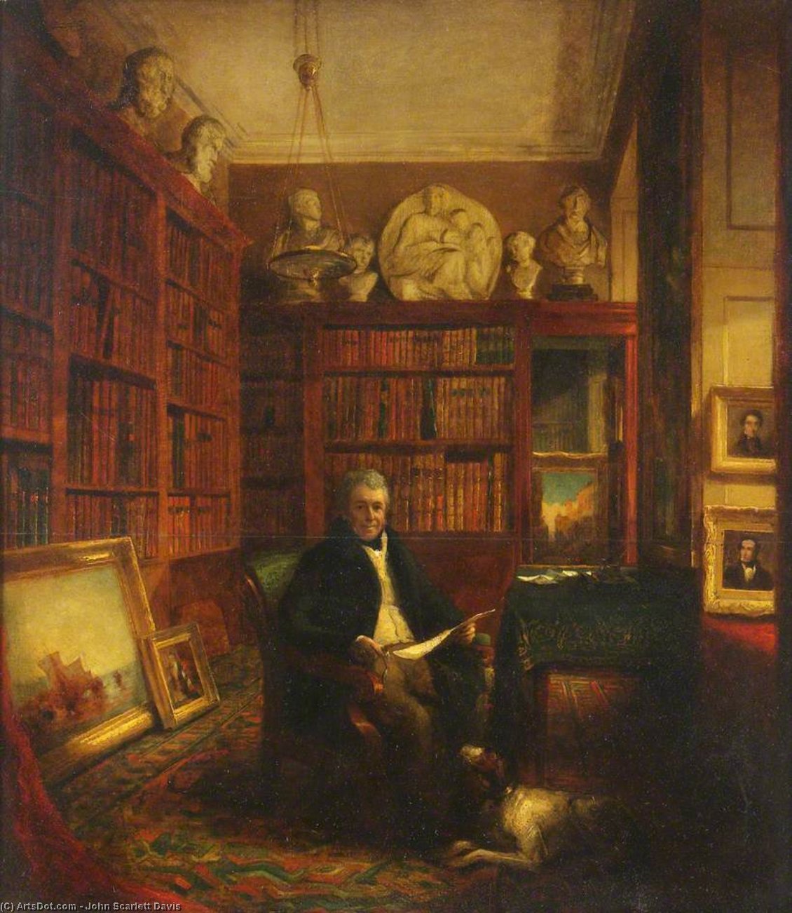 The Library — John Scarlett Davis