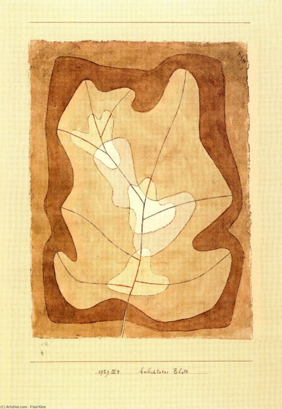 Lysende Blad — Paul Klee