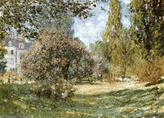 Claude Monet - landscape - parc monceau, paris