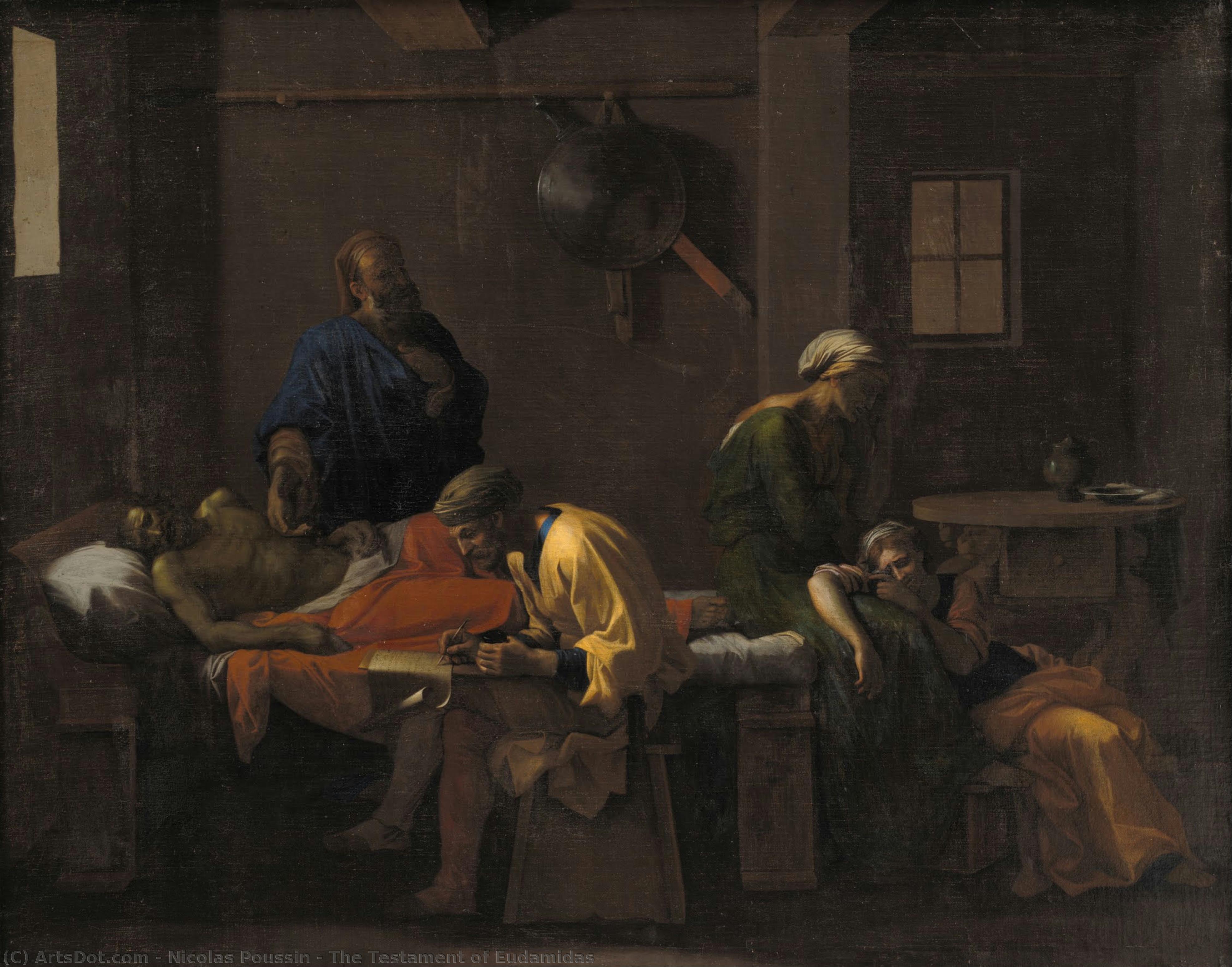 Il Testamento Di Eudamidas — Nicolas Poussin
