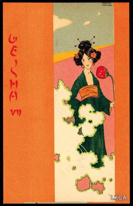 Geisha (8) — Raphael Kirchner