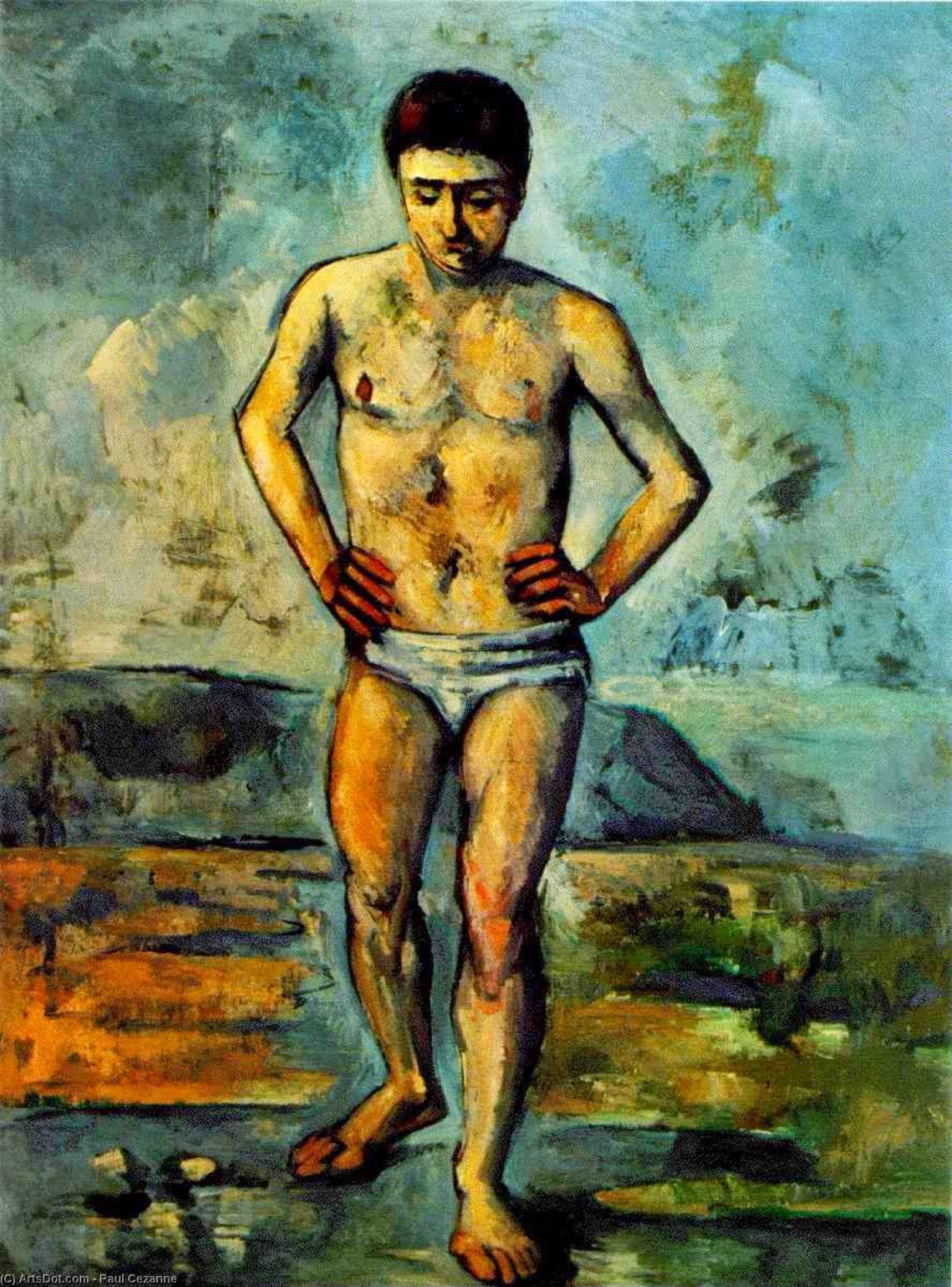 Paul Cézanne - The Bather