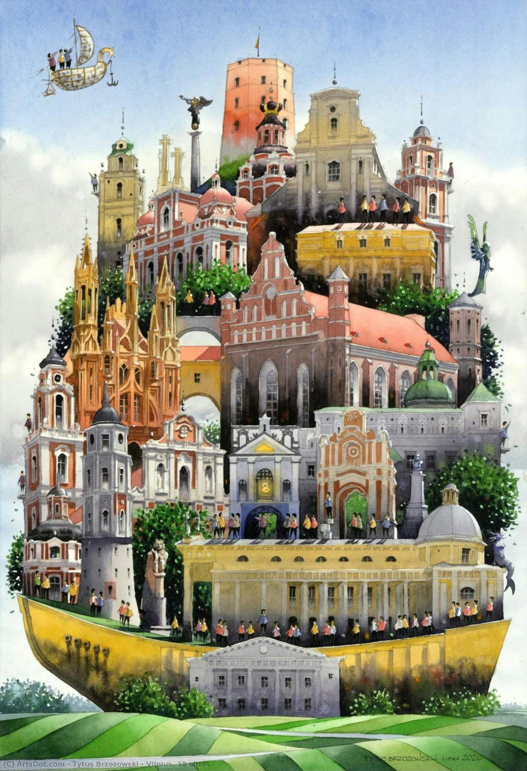 Tytus Brzozowski - Vilnius. 12 cities