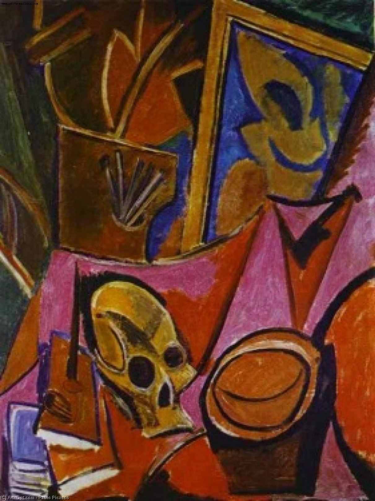 Komposition Mit Schädel — Pablo Picasso