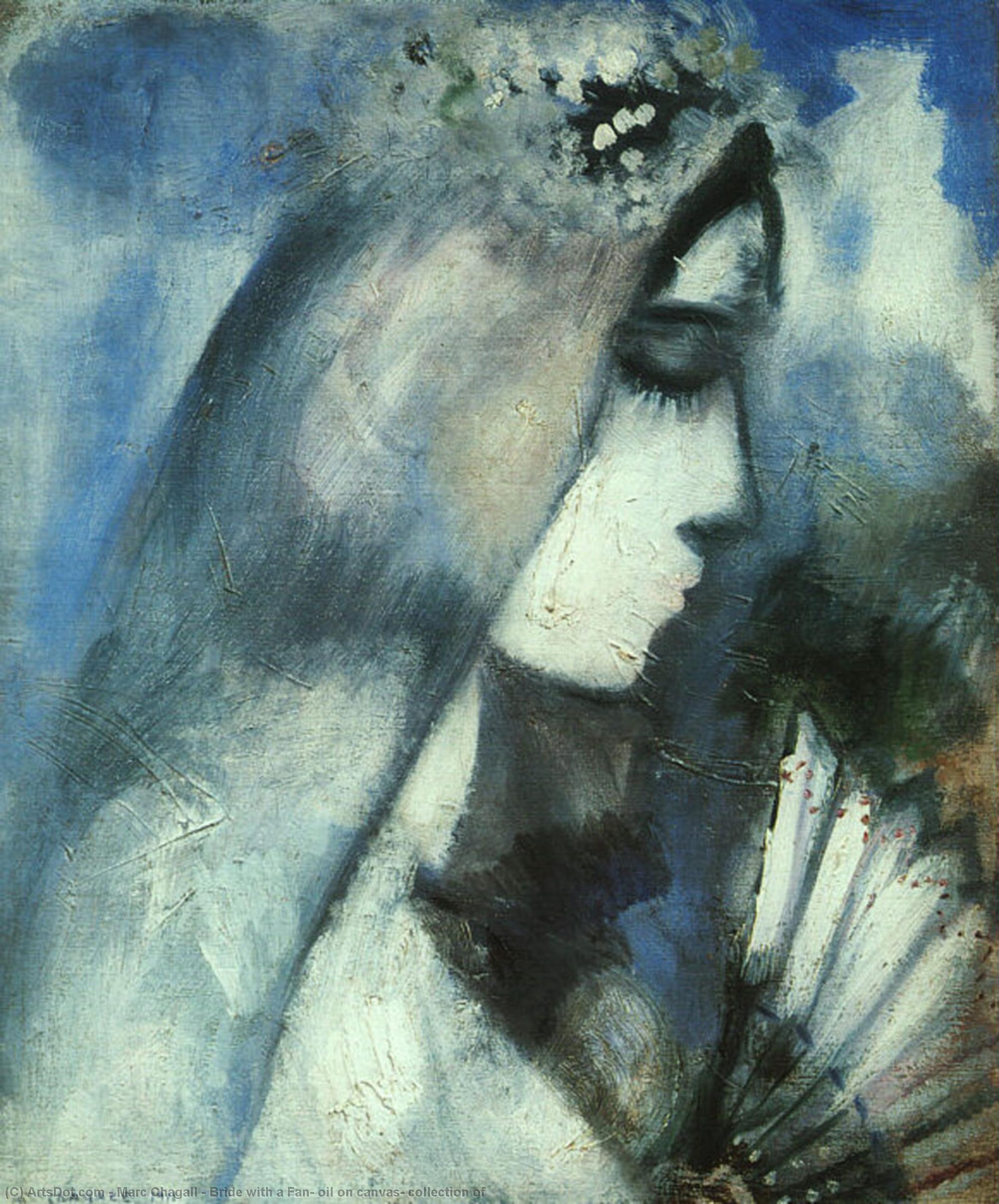 Marc Chagall - Svádová s ventilátorem
